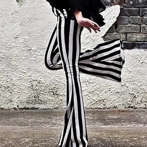 Striped Flare Pants
